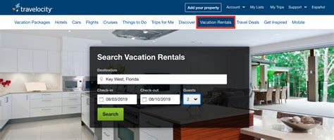 travelocity vacation packages|More.